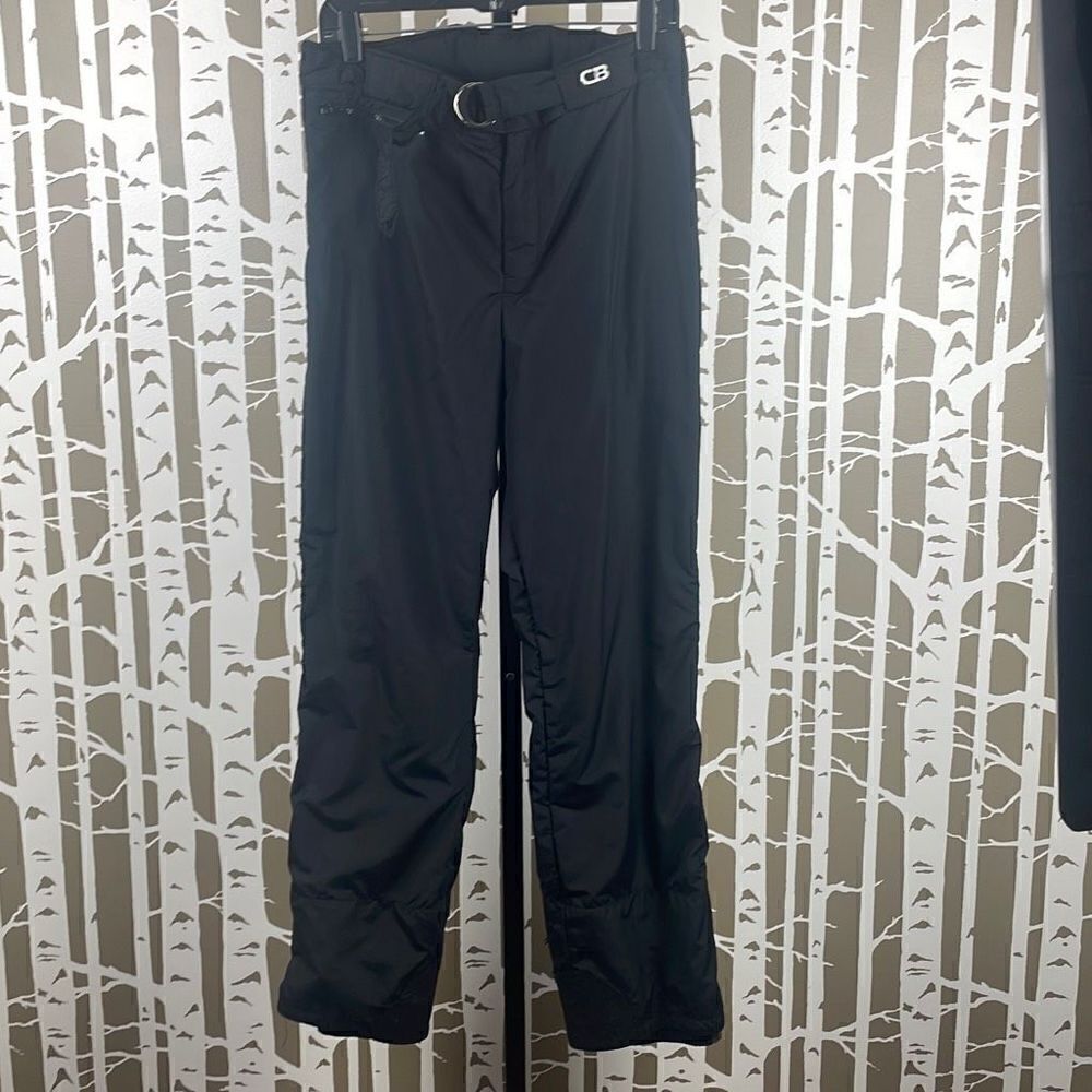 CB Sports Men’s Black Vintage 80s Ski Snow Pants sz 36L